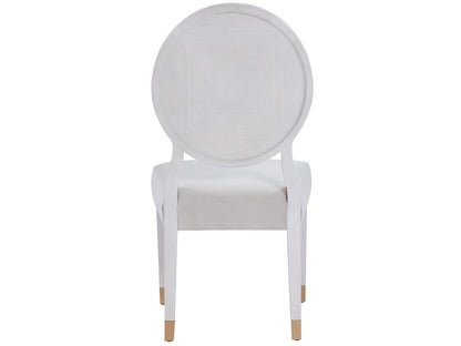 Love. Joy. Bliss.-Miranda Kerr Home - Love Joy Bliss Oval Side Chair (Set of 2) - White