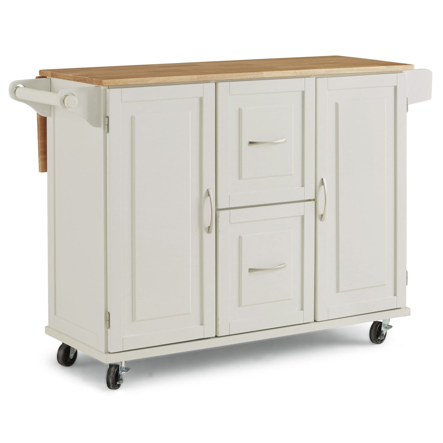 Blanche - Kitchen Cart - Solid Wood Top