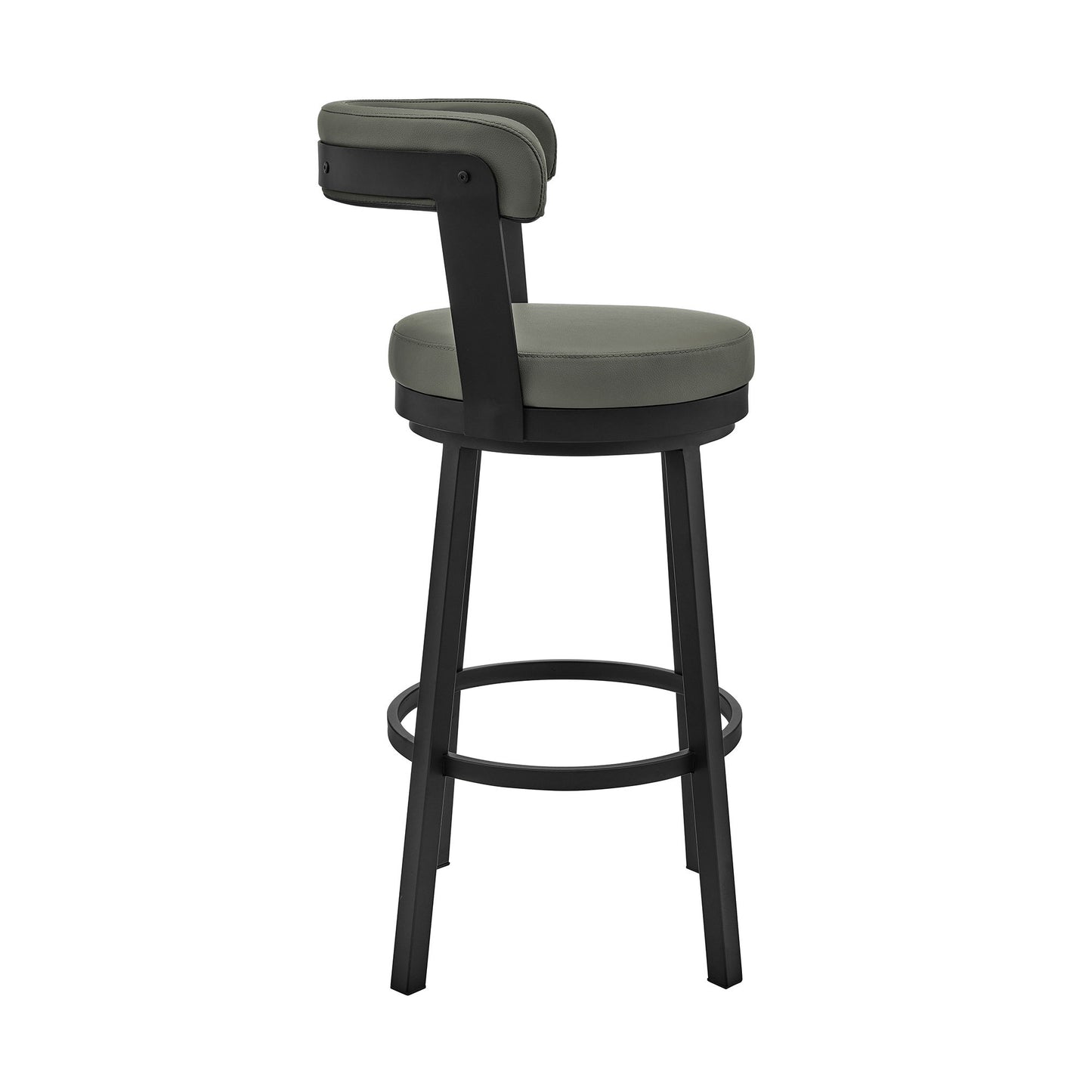 Kobe - Swivel Bar Stool - Black Finish