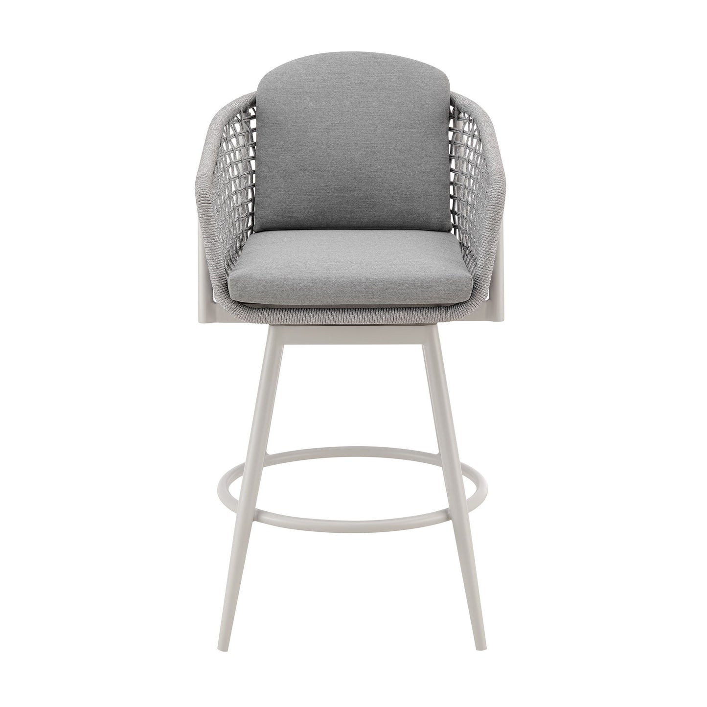 Rhodes - Outdoor Patio Swivel Counter Stool Set