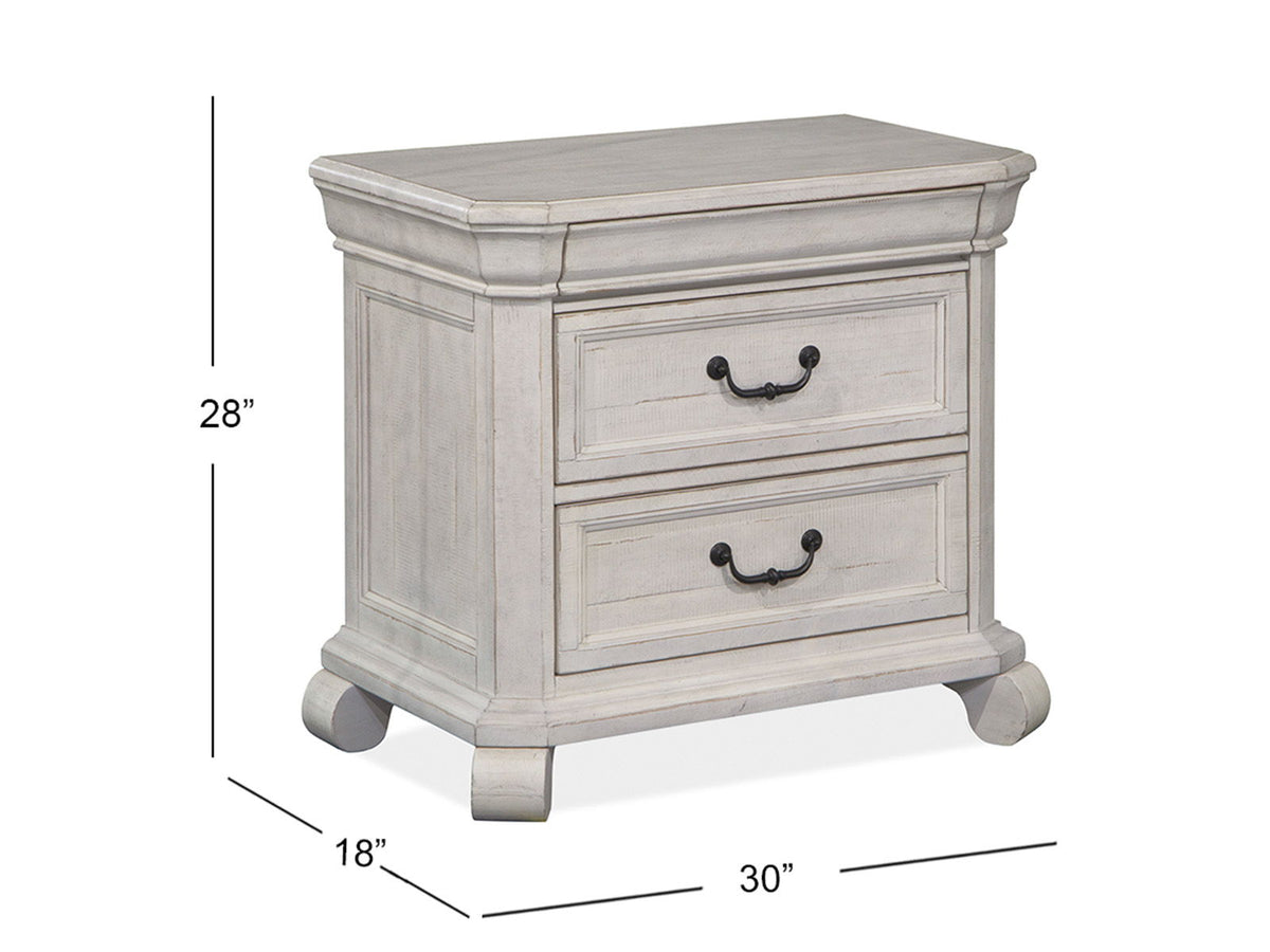 Bronwyn - Drawer Nightstand - Alabaster
