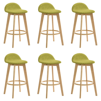 Vera - Upholstered Wood Counter Height Barstool