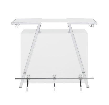 Zena - Bar With LED Lights - White