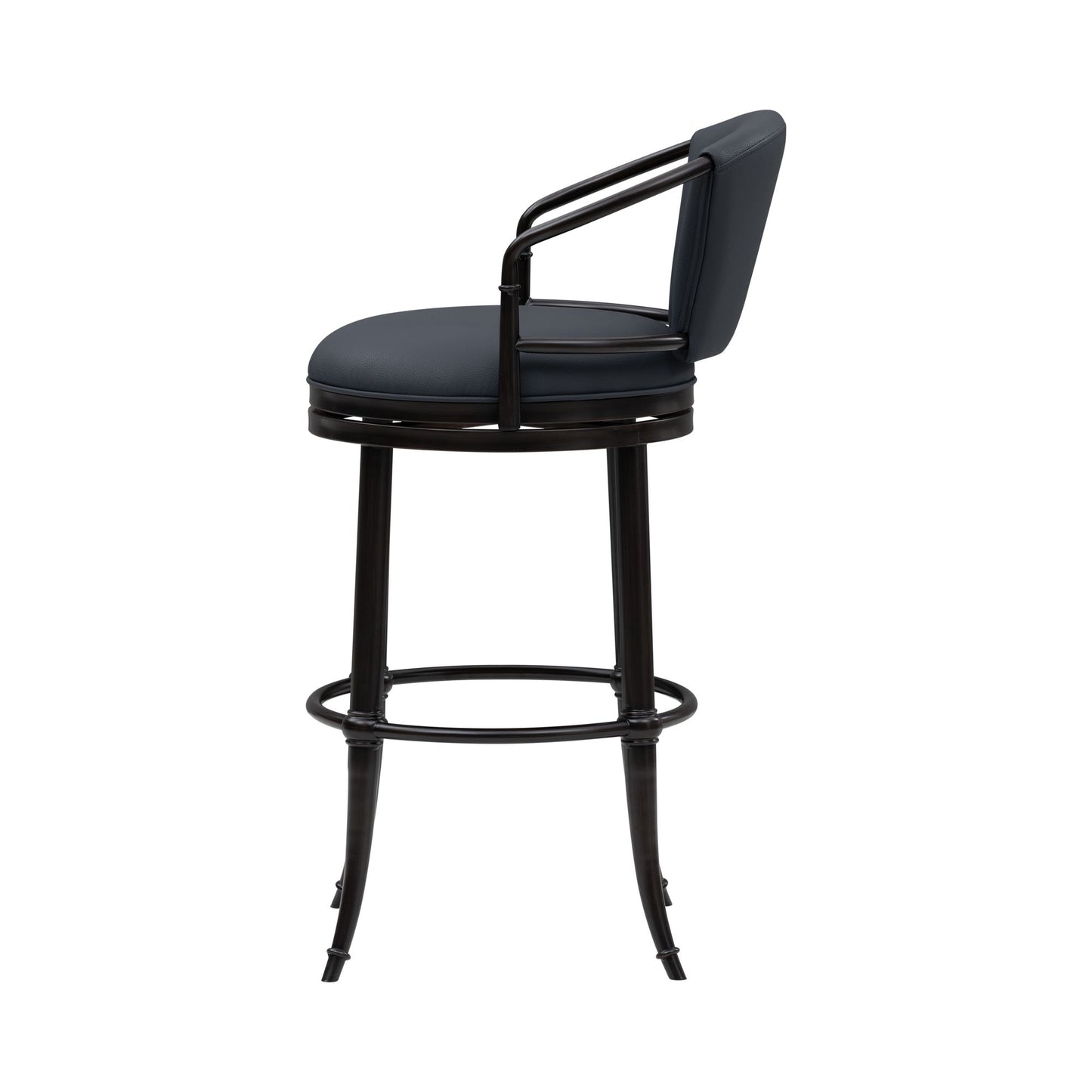 Otis - Upholstered Swivel Bar Height Barstool