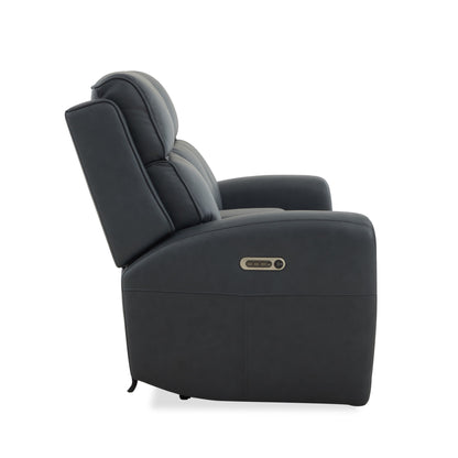 Warren - Power Reclining Loveseat With Console, Power Headrest & Lumbar