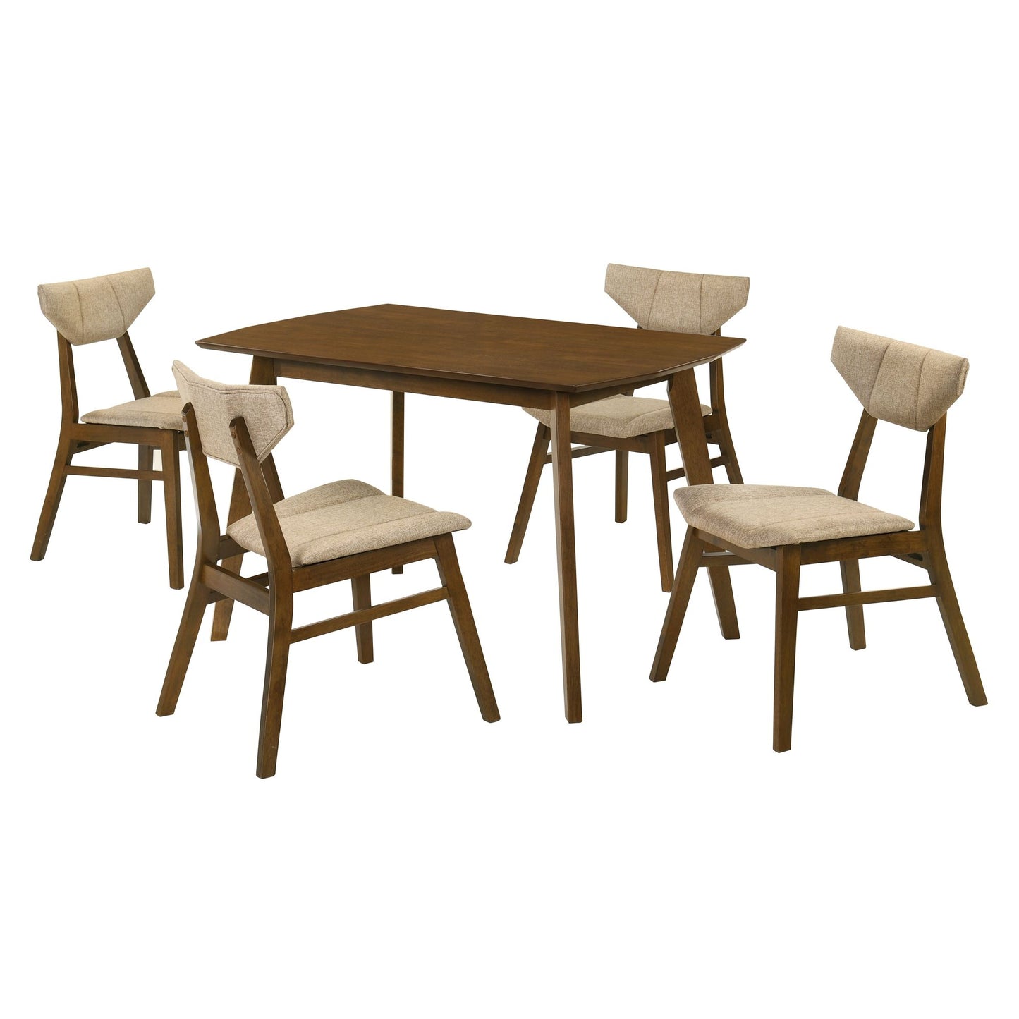 Amaris - Rectangular Dining Set With Upholstered Chairs