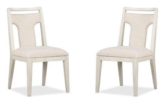 Lorelei - Upholstered Side Chair (Set of 2) - Misty Cloud