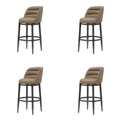 Eunice - Faux Leather Upholstered Swivel Barstool
