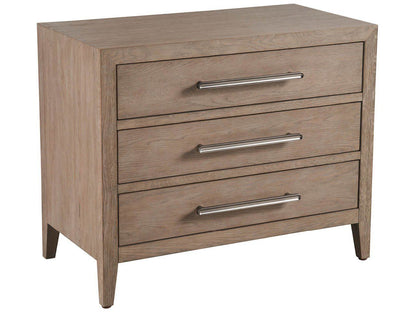 Modern - Cove Drawer Nightstand - Dark Brown