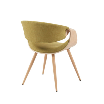 Butterfly - Upholstered Dining Chair - Brown Oak