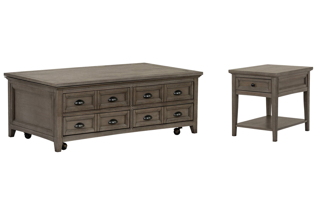 Paxton Place - Lift Top Storage Caster Cocktail Table Set