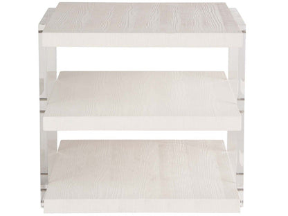 Weekender Coastal Living Home / St Kitts - End Table - Pearl Silver