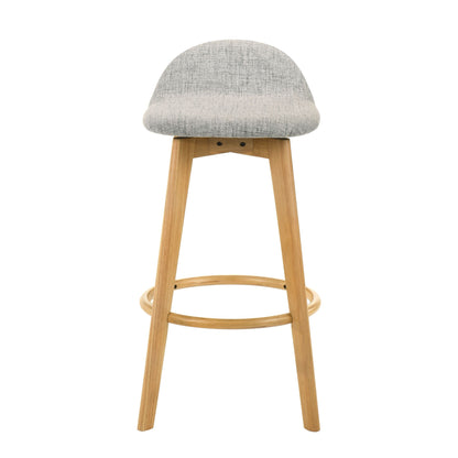Vera - Upholstered Wood Counter Height Barstool