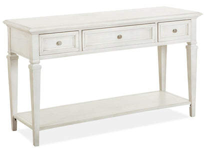 Newport - Rectangular Sofa Table - Alabaster