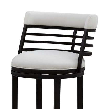 Telia - Upholstered Swivel Counter Height Barstool
