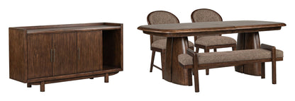 Belville - Extendable Trestle Dining Table Set