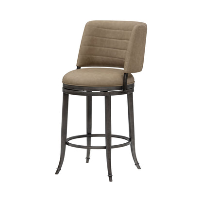 Torres - Upholstered Swivel Counter Height Barstool