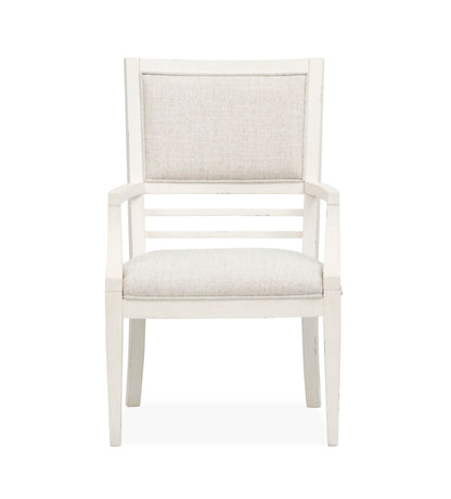 Echo Isles - Upholstered Arm Chair (Set of 2) - Sea Pearl And Driftwood