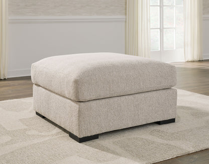 Ballyton - Oversized Accent Ottoman - Sand