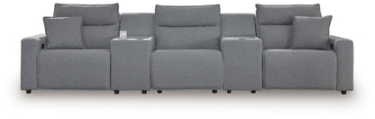 Modmax II - Reclining Sectional - Salt And Pepper