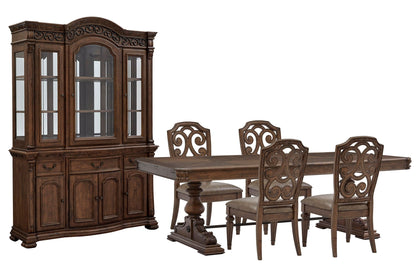 Durango - Extendable Trestle Dining Table Set