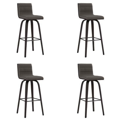 Vienna - 30" Swivel Bar Stool - Black Wood