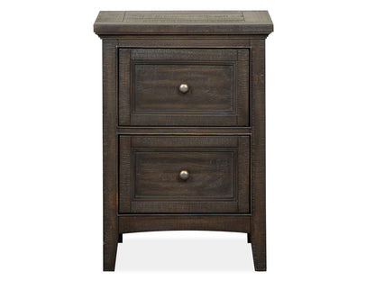 Westley Falls - Small Drawer Nightstand - Graphite