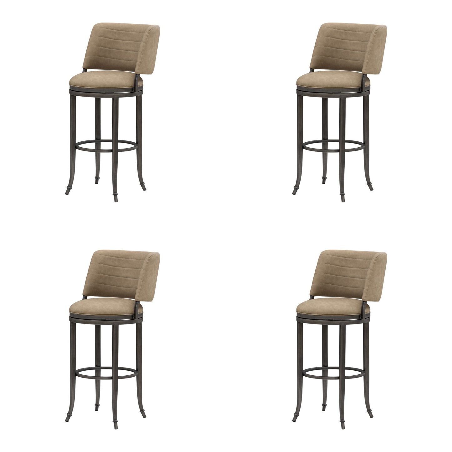 Torres - Upholstered Swivel Barstool
