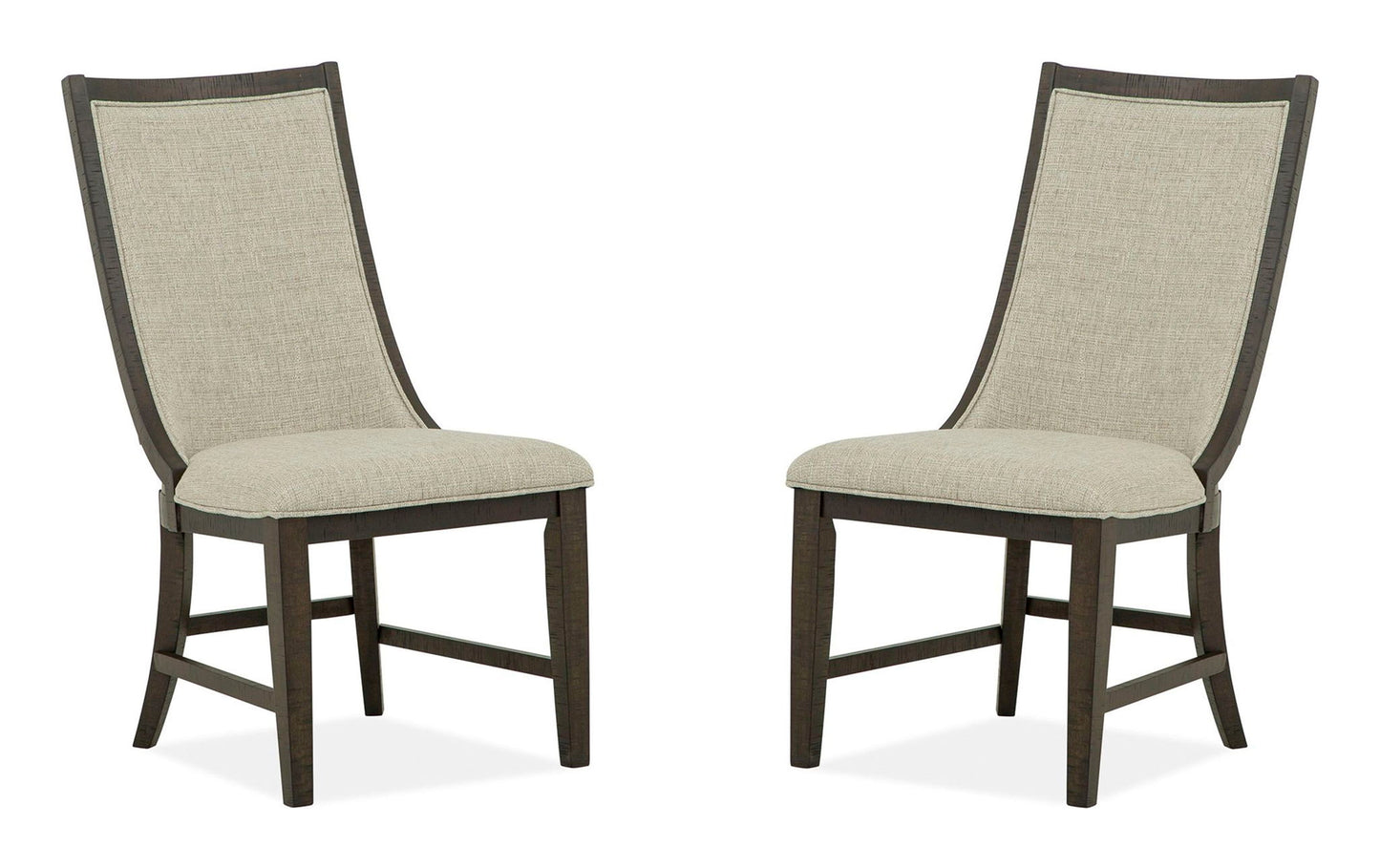 Westley Falls - Upholstered Host Side Chair (Set of 2) - Dark Brown