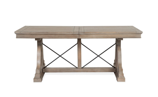 Paxton Place - Trestle Dining Table - Dovetail Gray