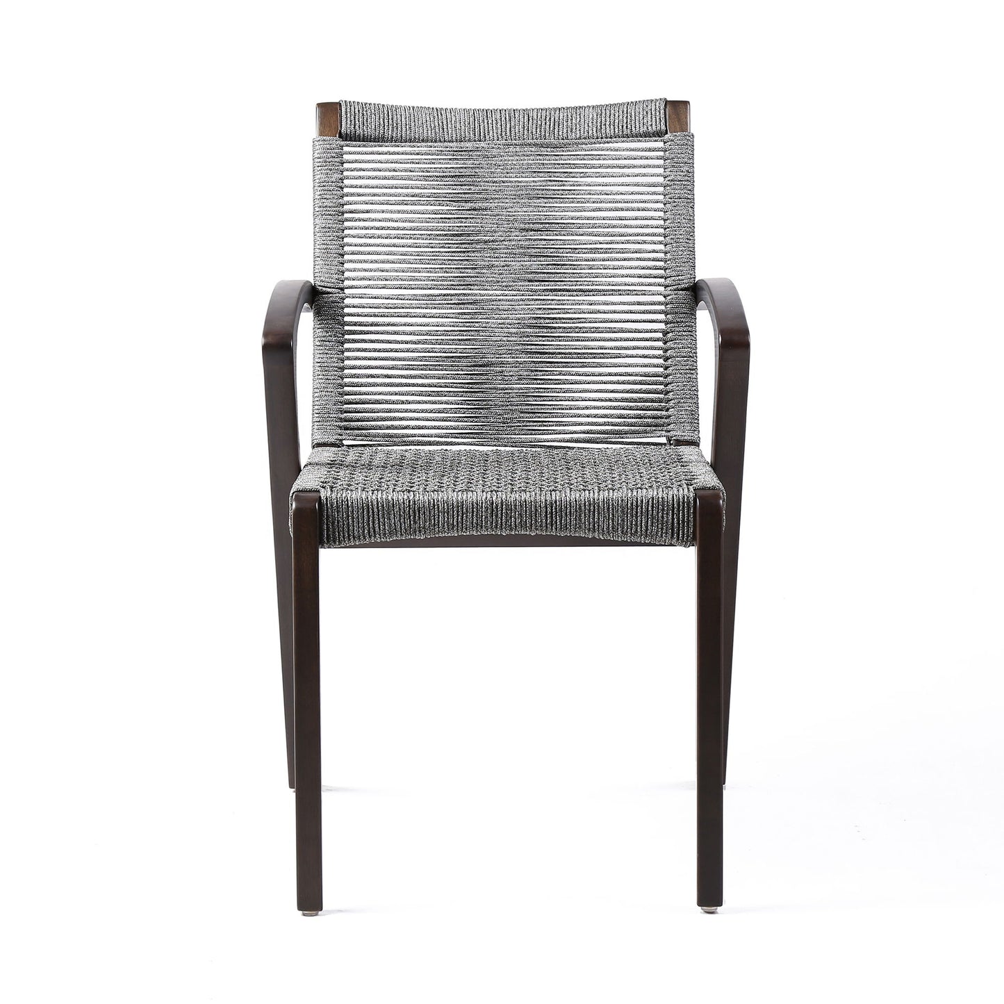 Nabila - Outdoor Wood And Rope Dining Chairs (Set of 2)