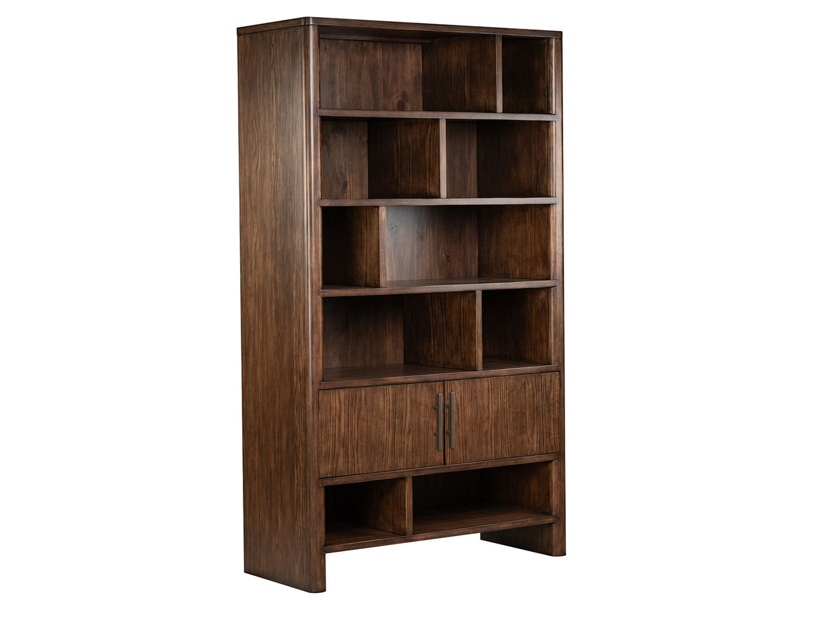 Belville - Display Cabinet - Chestnut Brown