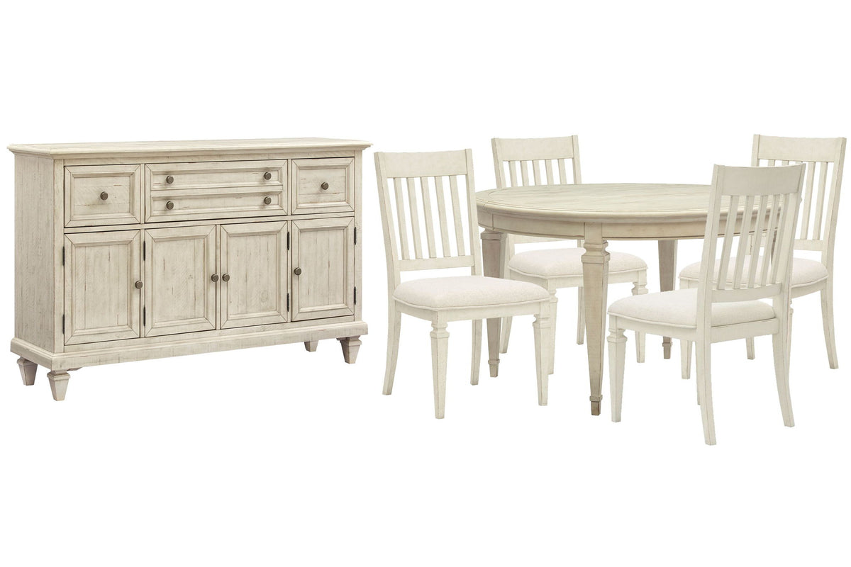 Newport - Extendable Round Dining Table Set