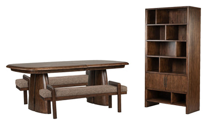 Belville - Extendable Trestle Dining Table Set