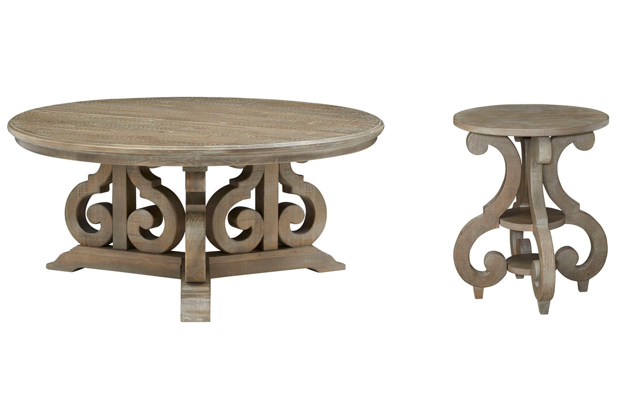 Tinley Park - Round Cocktail Table Set