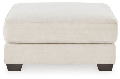 Lerenza - Oversized Accent Ottoman - Birch