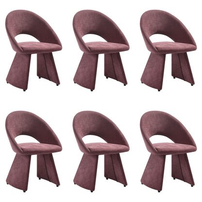 Angelina - Modern Curved Back Upholstered Dining Chair