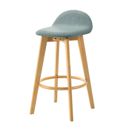 Vera - Upholstered Wood Counter Height Barstool