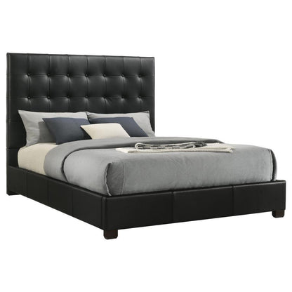 Medley - Genuine Leather Platform Bed