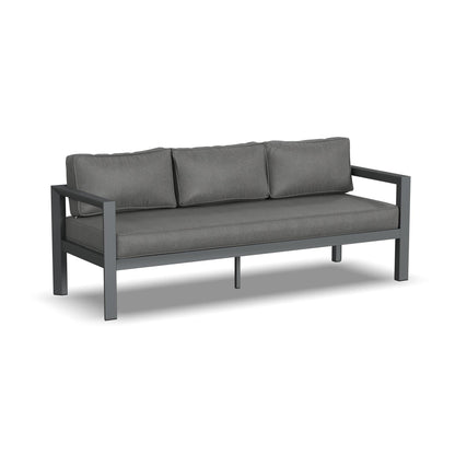 Grayton - Outdoor Aluminum Sofa - Dark Gray