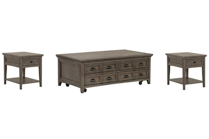 Paxton Place - Lift Top Storage Caster Cocktail Table Set