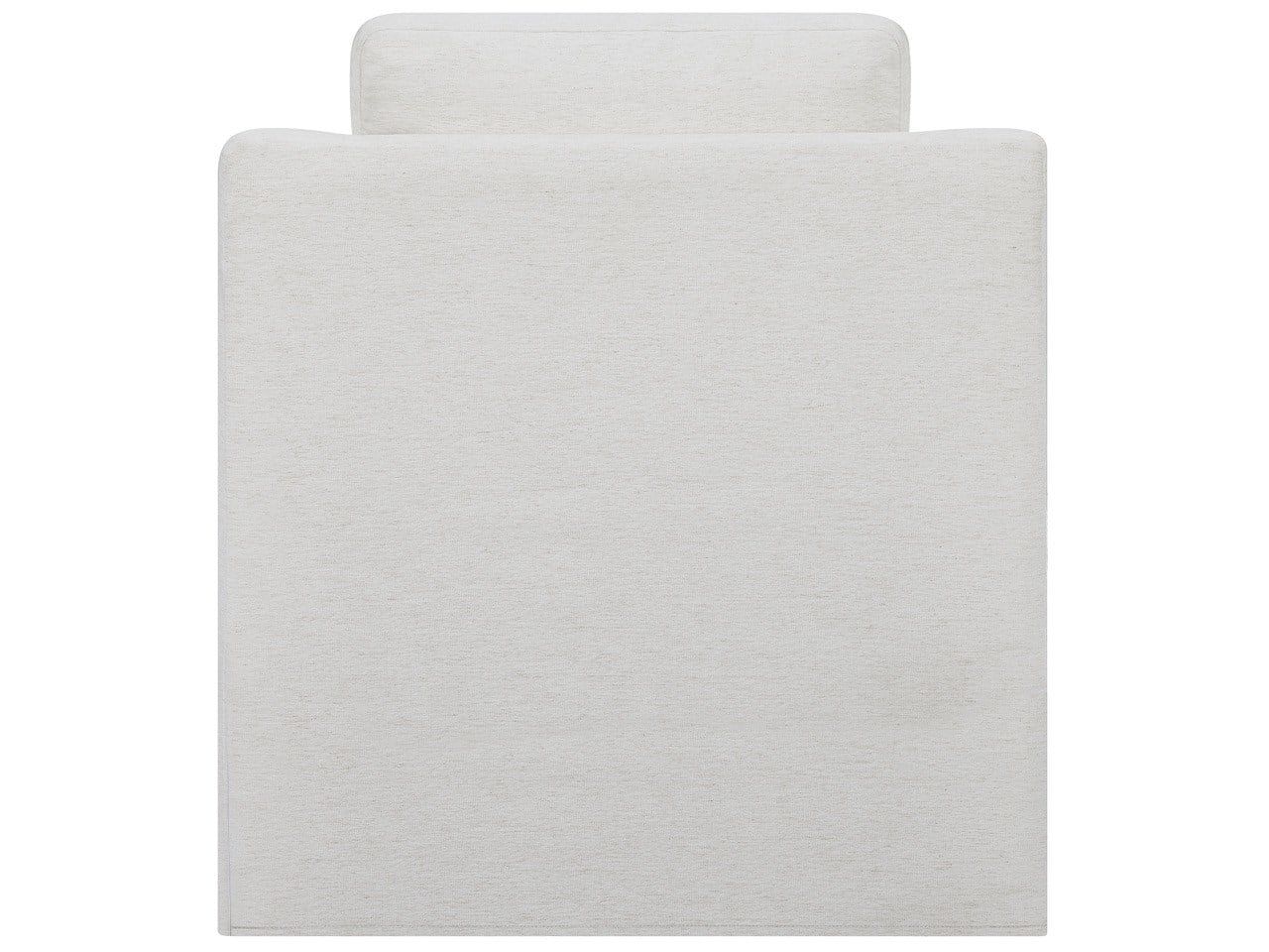 Augustine - Slipcover Swivel Glider - White