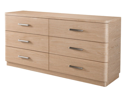 Modern - Six Drawer Dresser - Light Brown
