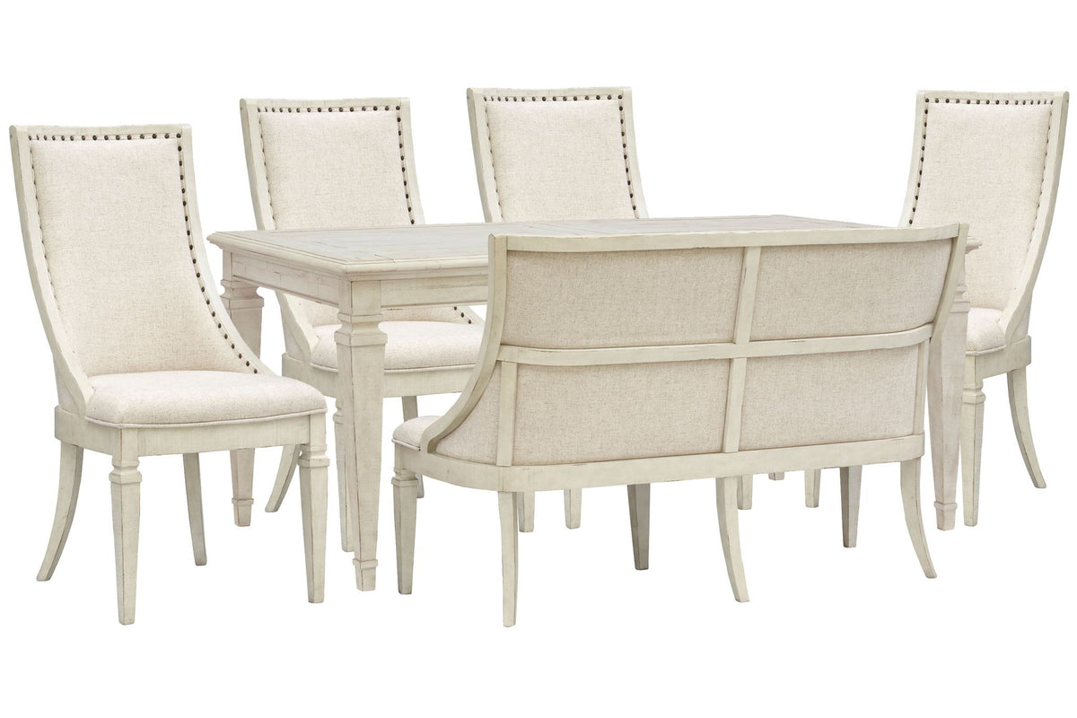 Newport - 6 Piece Extendable Rectangular Dining Table Set