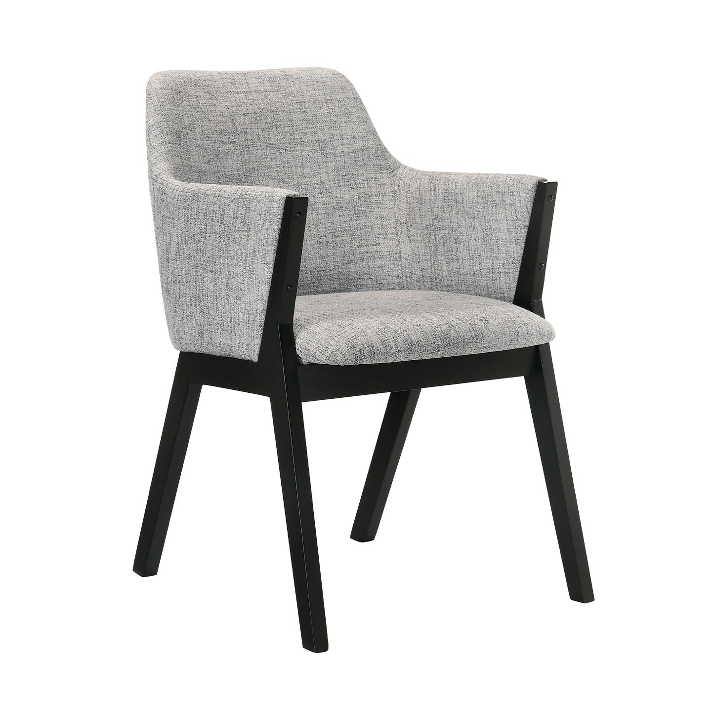 Arcadia And Renzo - Round 5 Piece Dining Set - Black