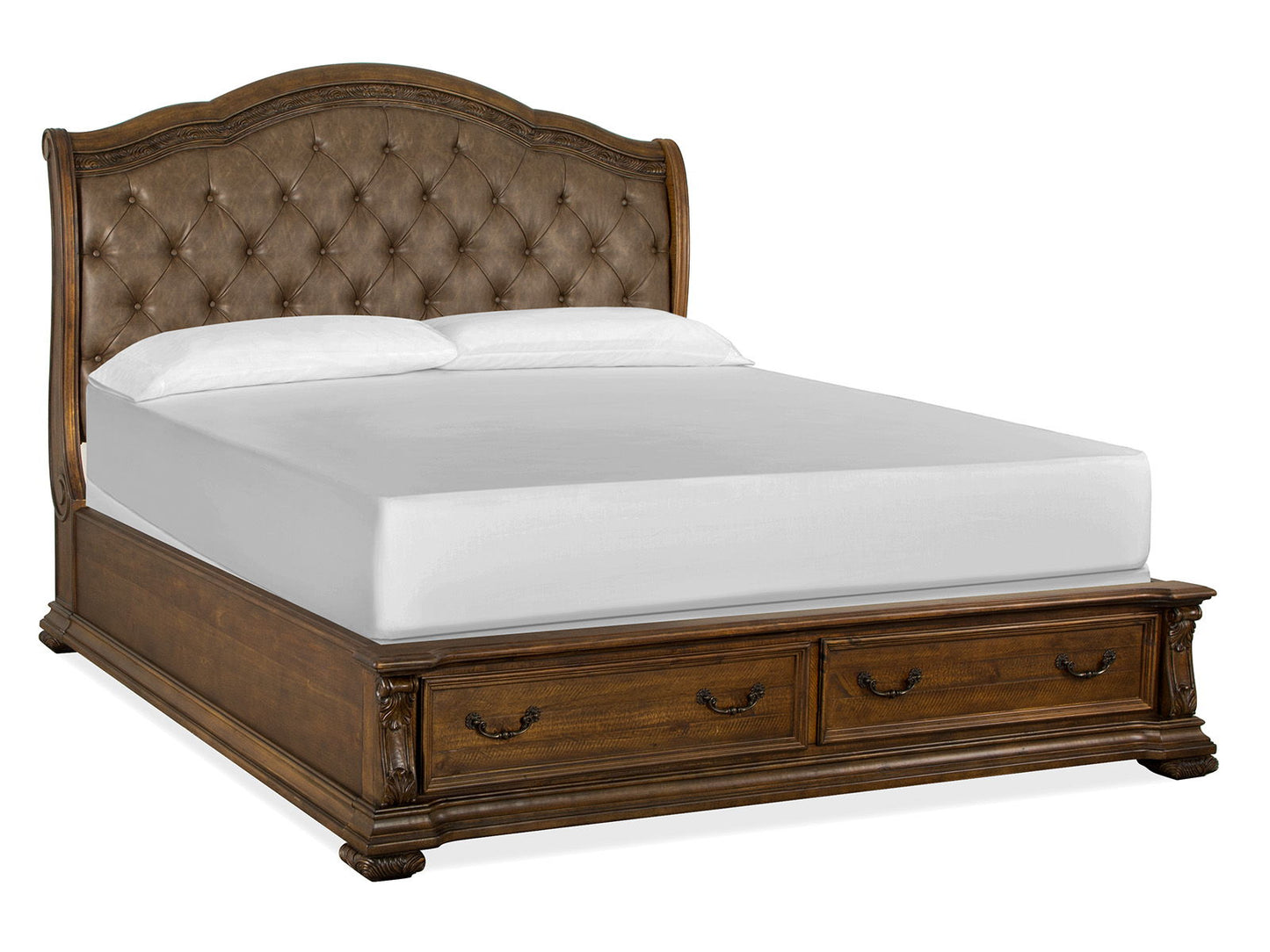 Durango - Upholstered Sleigh Storage Bed