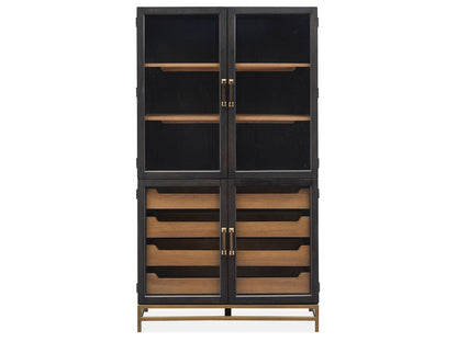 Lindon - Two Tone Dining Cabinet - Coffee Bean