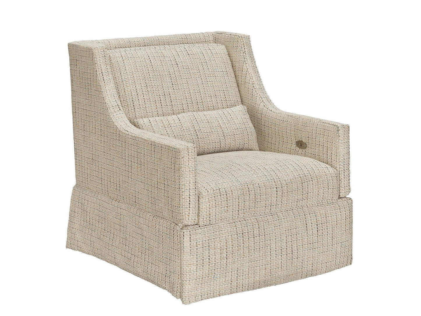Hudson - Skirted Recliner, Special Order - Beige