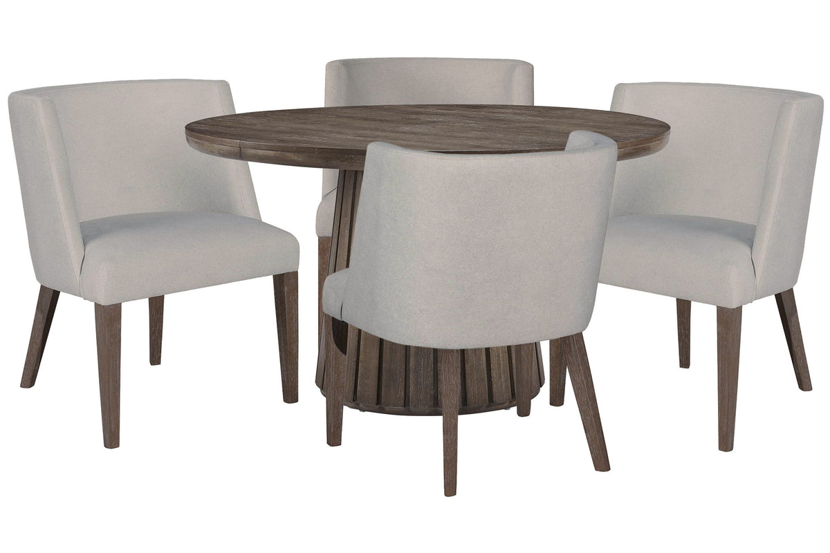 Kavanaugh - Extendable Round Dining Table Set