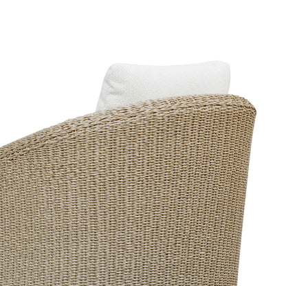 Pavilion - Outdoor Swivel Club Chair - White
